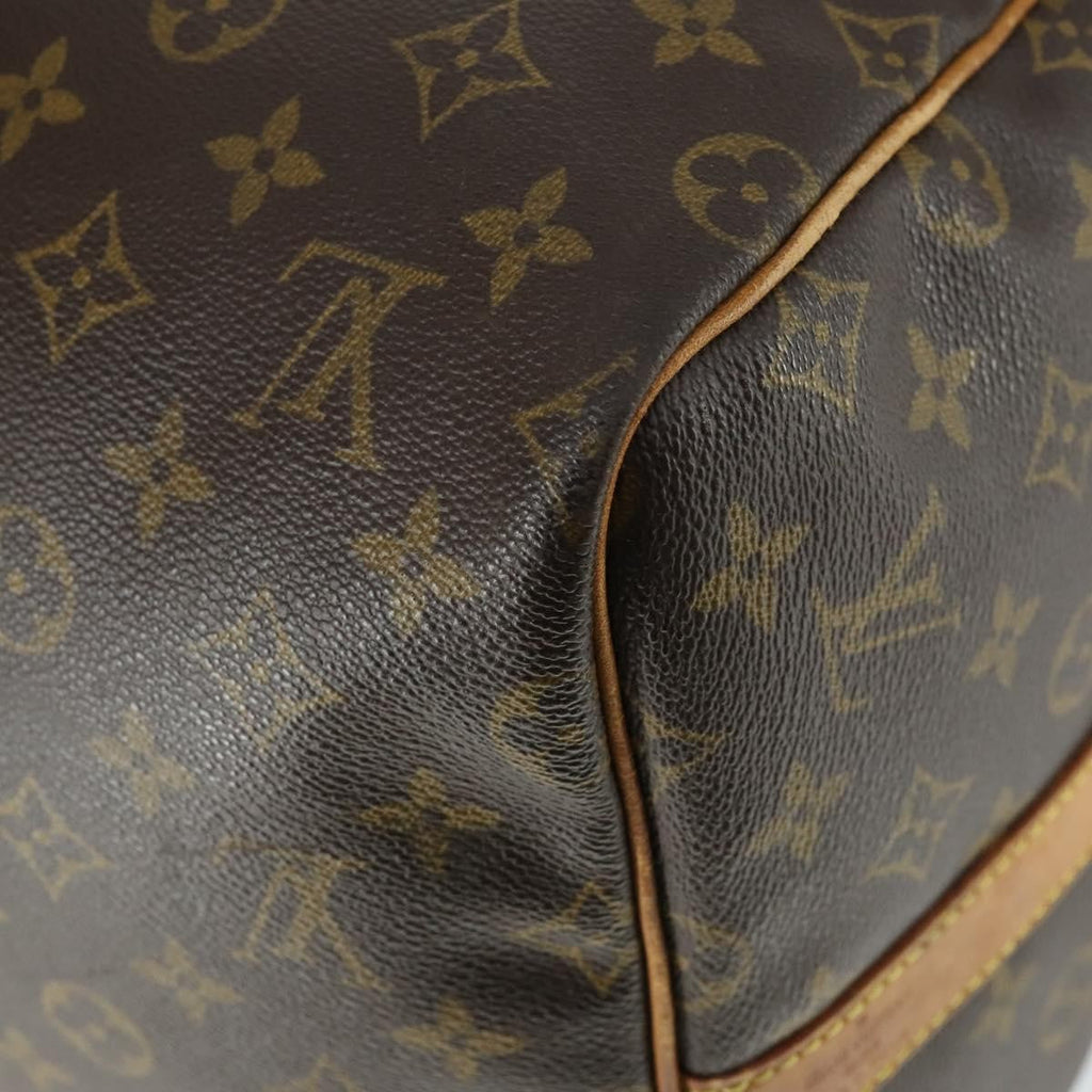 Louis Vuitton Keepall Bandouliere Bag Monogram Canvas Brown Canvas Travel Bag