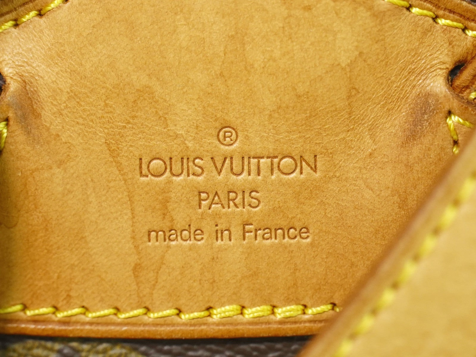 Louis Vuitton Vintage Montsouris Backpack Monogram Canvas Brown Canvas Backpack Bag