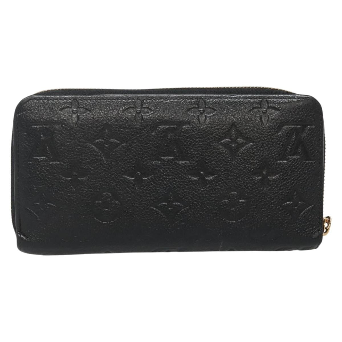 Louis Vuitton Portefeuille Zippy Monogramme Empreinte Monogramme Empreinte Black Leather Wallets Accessory