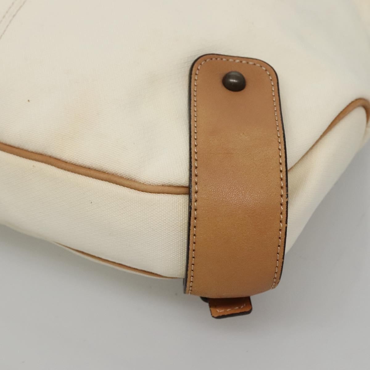 Burberry Blue Label Shoulder Bag Canvas White Canvas Shoulder Bag