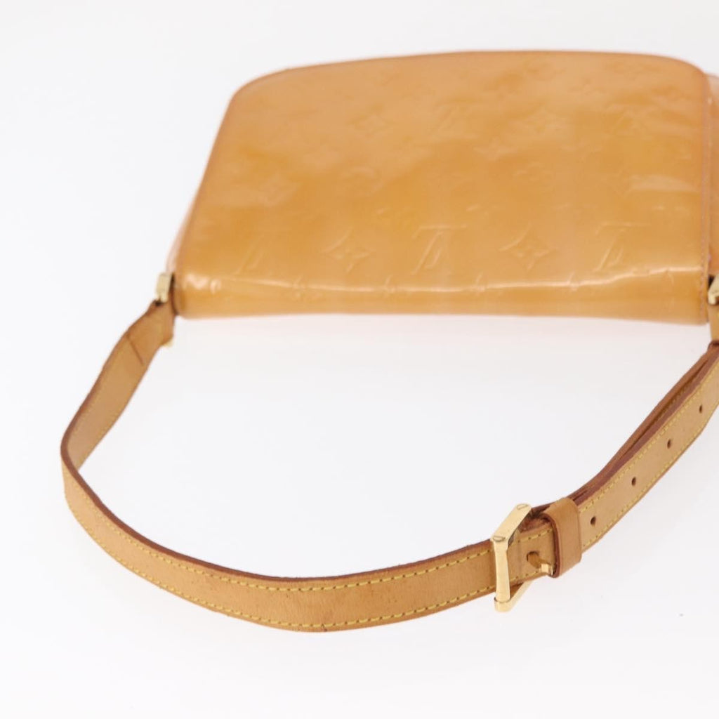 Louis Vuitton Thompson Street Handbag Monogram Vernis Yellow Patent_Leather Shoulder Bag