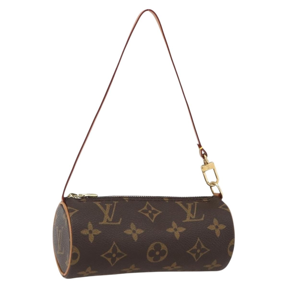 Louis Vuitton Papillon Pochette Monogram Canvas Brown Canvas Clutche & Pouche Bag