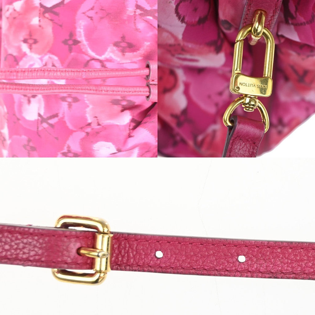 Louis Vuitton Noefull Handbag Ikat Nylon Pink Nylon Shoulder Bag