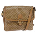 Celine Macadam Shoulder Bag Pvc Leather Beige Canvas Shoulder Bag Bag