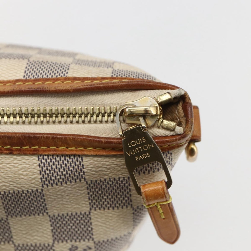 Louis Vuitton Riviera Handbag Damier White Canvas Handbag