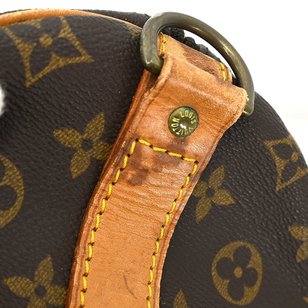 Louis Vuitton Keepall Bandouliere Bag Monogram Canvas Brown Canvas Travel Bag