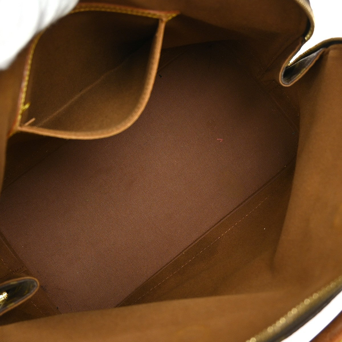 Louis Vuitton Alma Handbag Monogram Canvas Brown Canvas Handbag