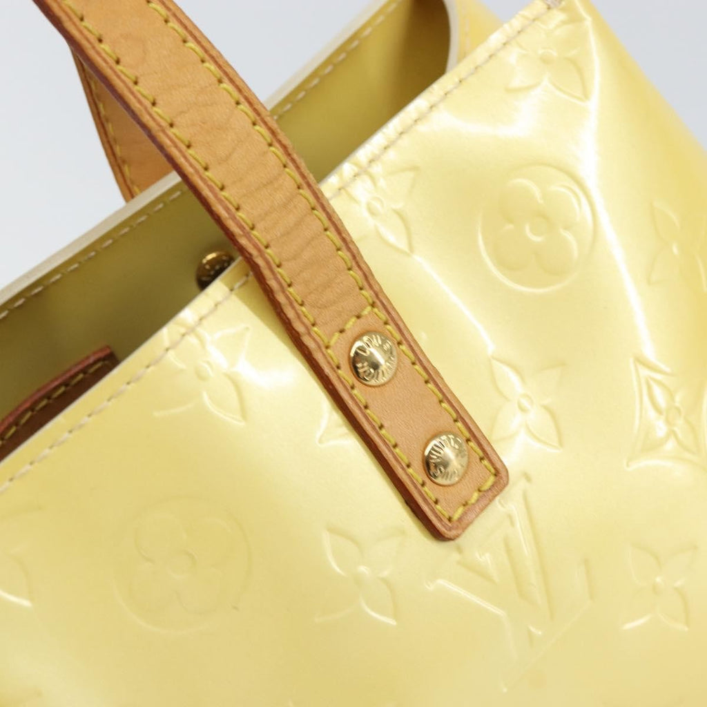 Louis Vuitton Reade Handbag Monogram Vernis Yellow Patent_Leather Handbag