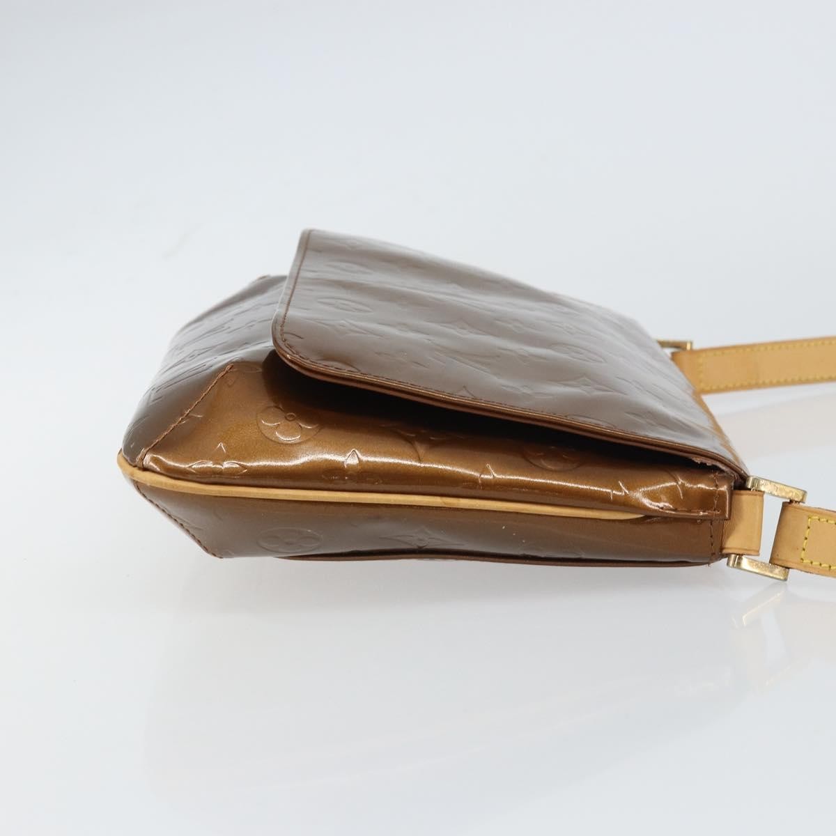 Louis Vuitton Thompson Street Handbag Monogram Vernis Brown Patent_Leather Shoulder Bag