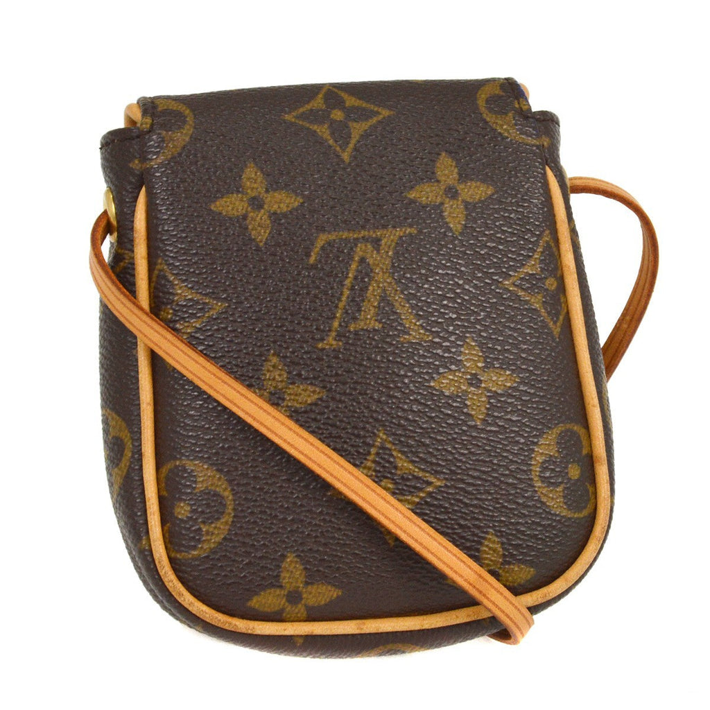 Louis Vuitton Cancun Pochette Monogram Canvas Brown Canvas Clutche & Pouche Bag