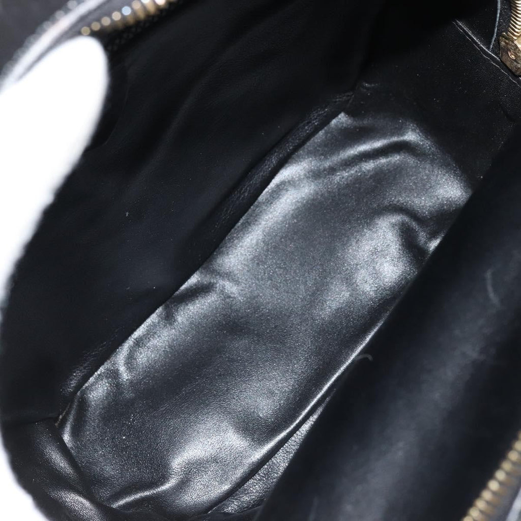 Celine Circle Logo Shoulder Bag Leather Black Leather Shoulder Bag Bag