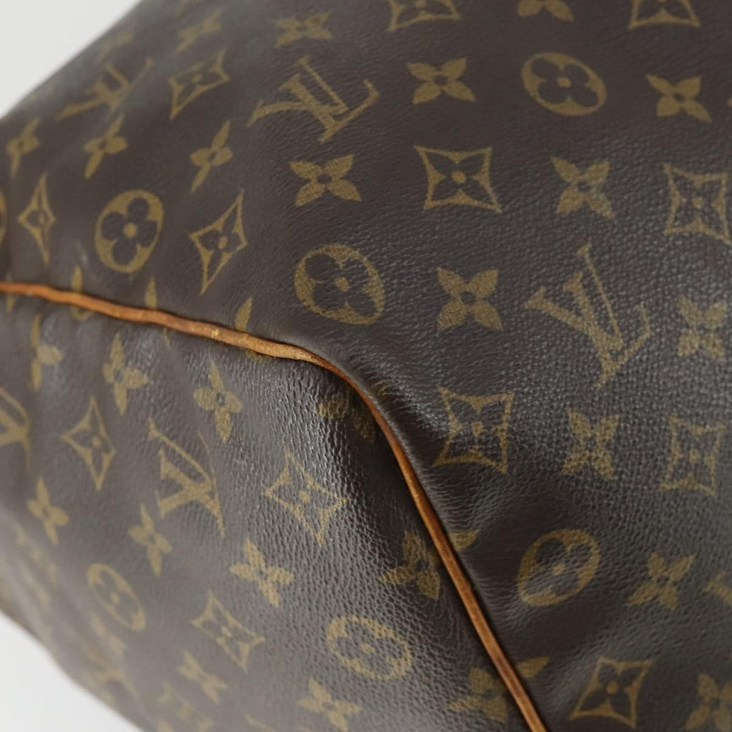 Louis Vuitton Keepall Bag Monogram Canvas Brown Canvas Travel Bag