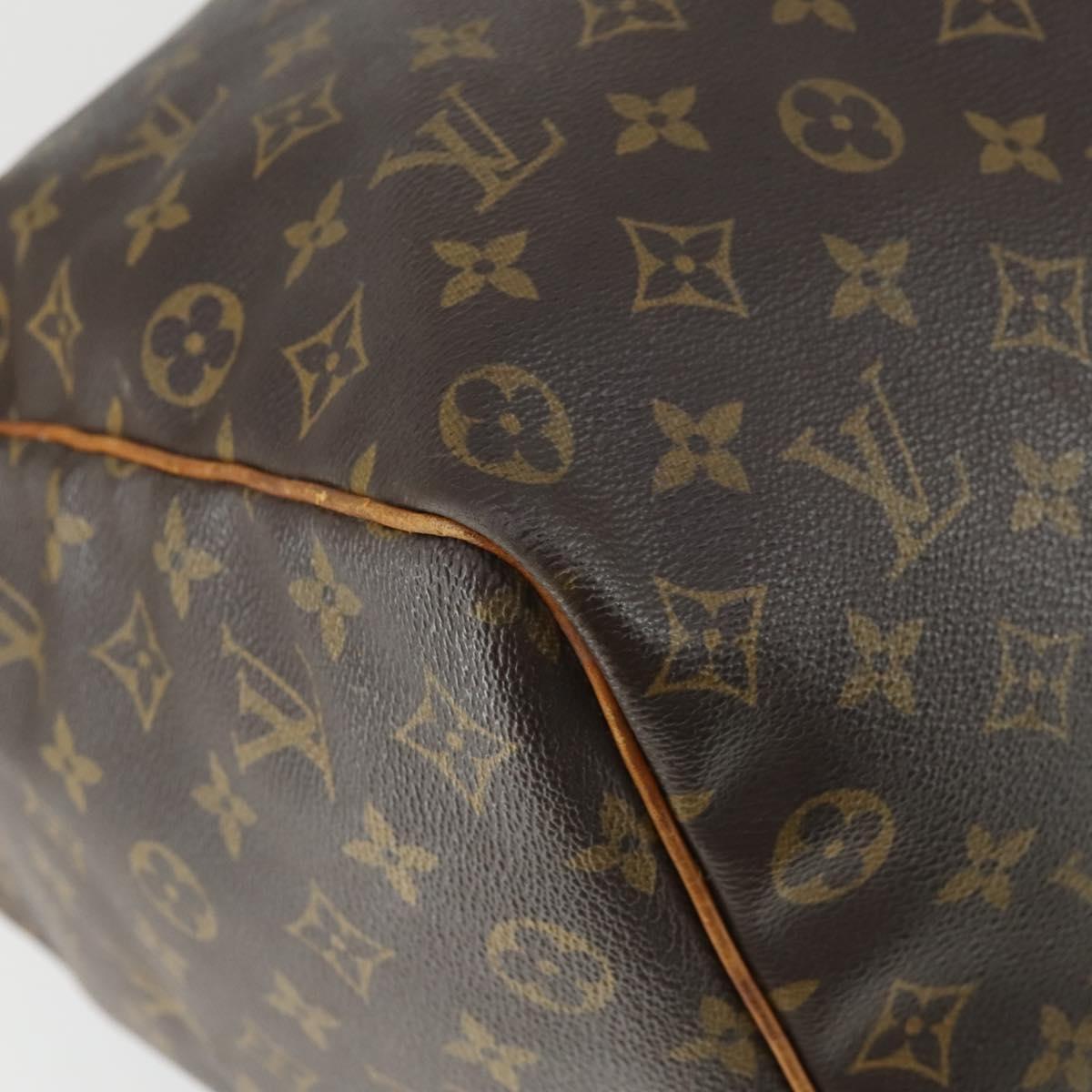 Louis Vuitton Keepall Bag Monogram Canvas Brown Canvas Travel Bag