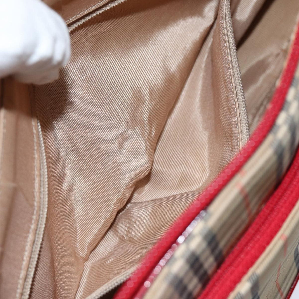 Burberry Nova Check Handbag Nova Check Canvas Beige Canvas Handbag