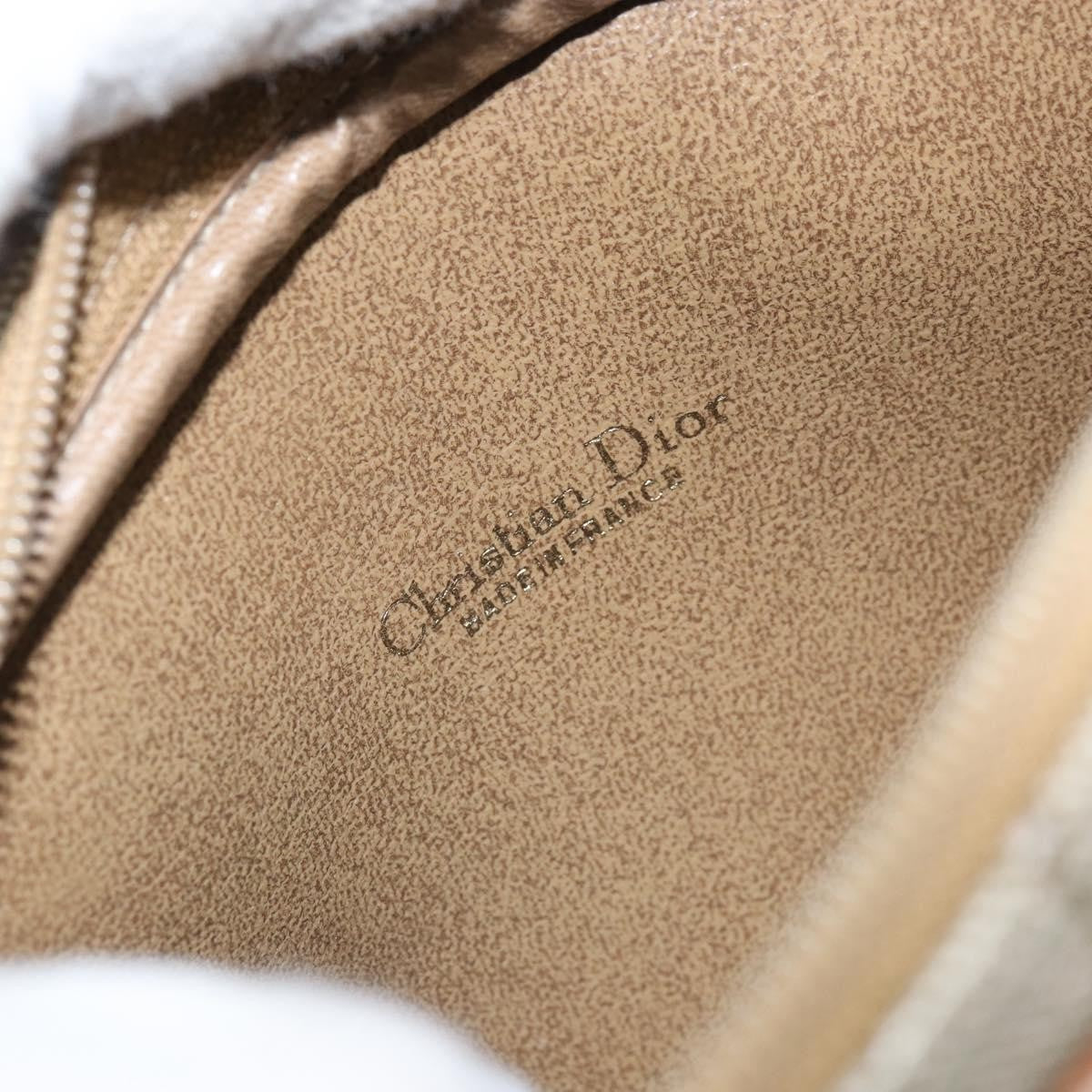 Christian Dior Vintage Honeycomb Shoulder Bag Canvas Beige Canvas Shoulder Bag Bag (Pre-Owned)