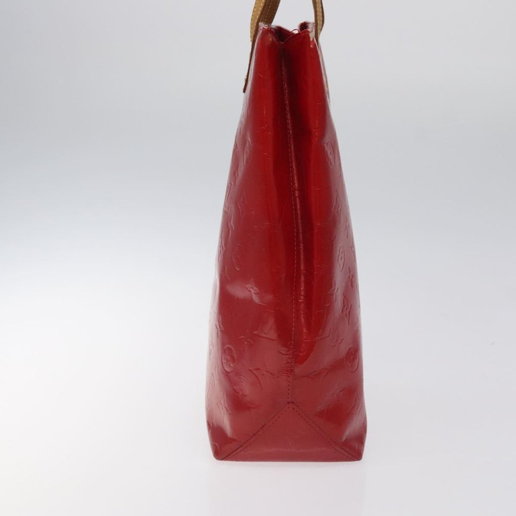 Louis Vuitton Reade Handbag Monogram Vernis Red Patent_Leather Handbag