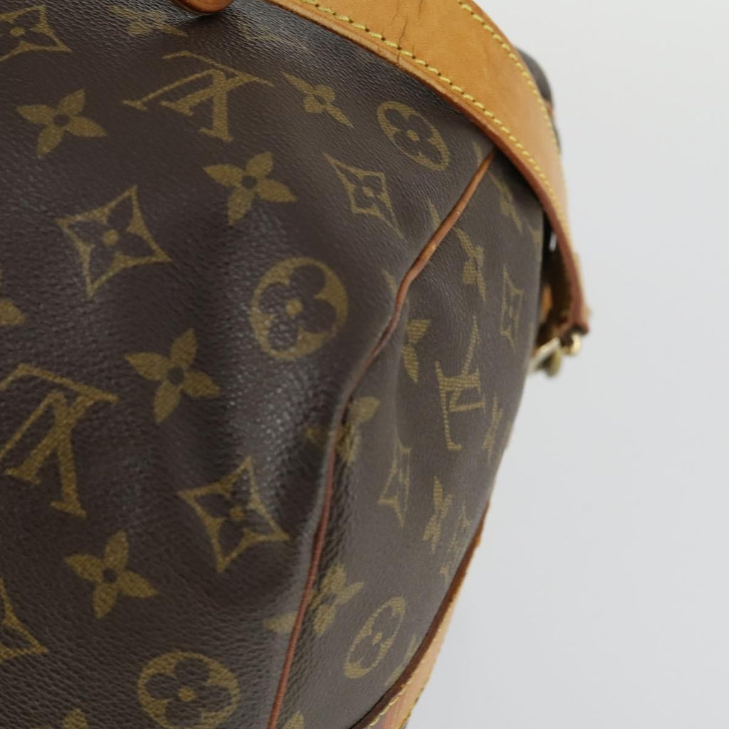 Louis Vuitton Keepall Bag Monogram Canvas Brown Canvas Travel Bag