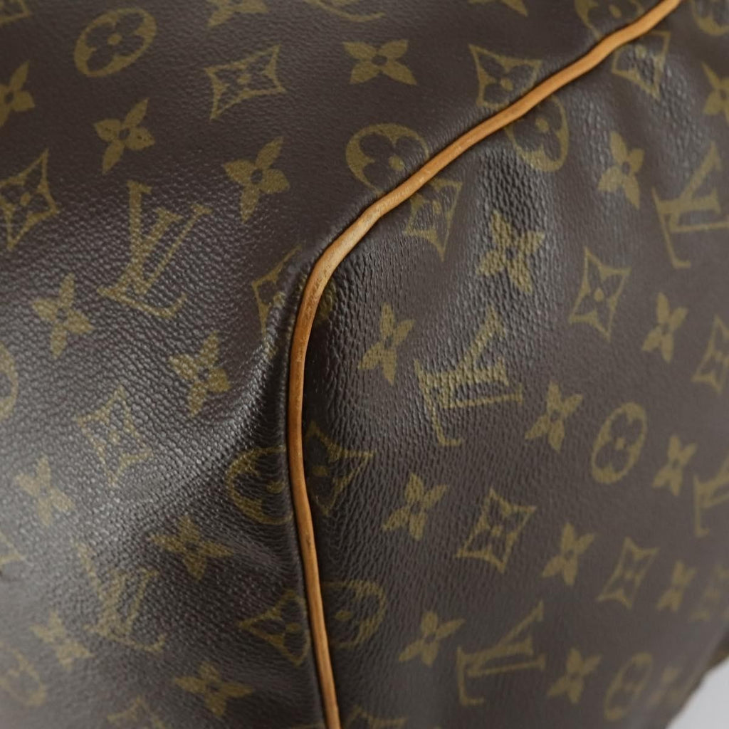 Louis Vuitton Keepall Bag Monogram Canvas Brown Canvas Travel Bag