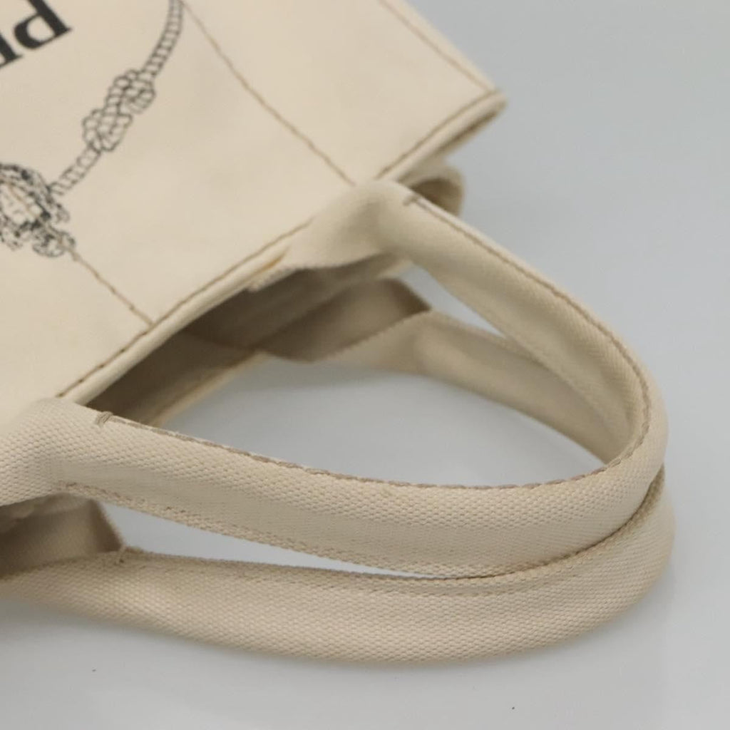 Prada Canapa Tote Canvas White Canvas Tote Bag Bag