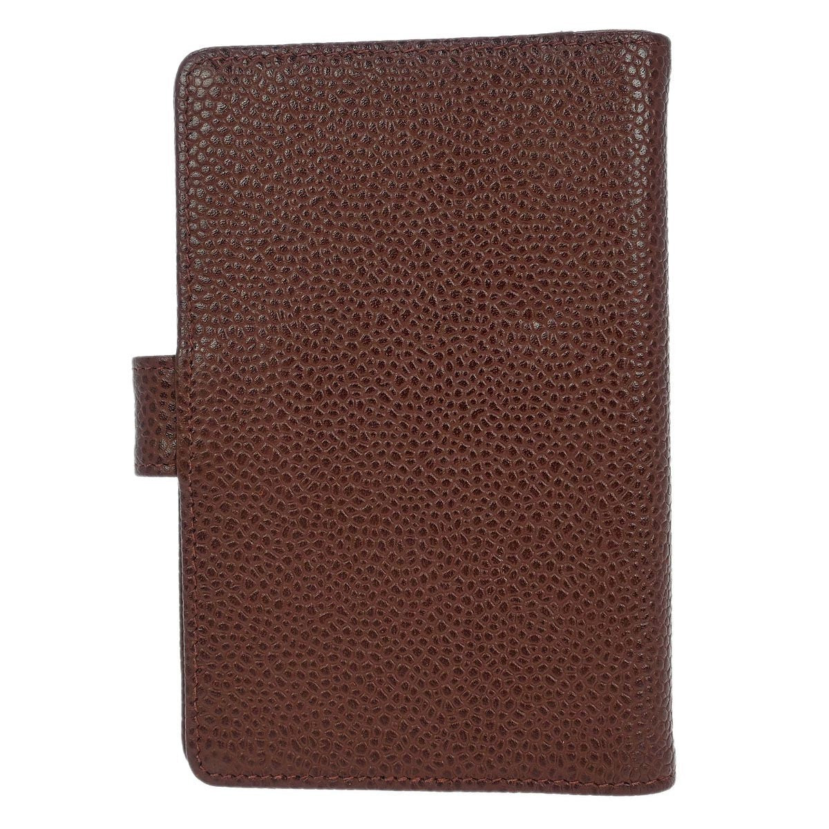 Chanel Cc Bifold Wallet Quilted Caviar Brown Leather Wallets Accessory