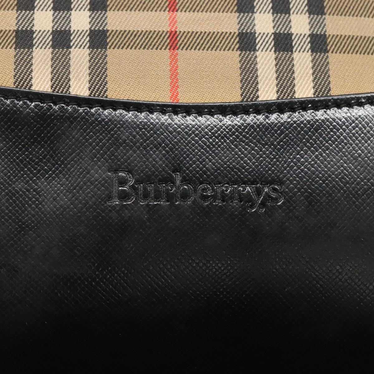 Burberry Nova Check Tote Canvas And Leather Beige Canvas Tote Bag