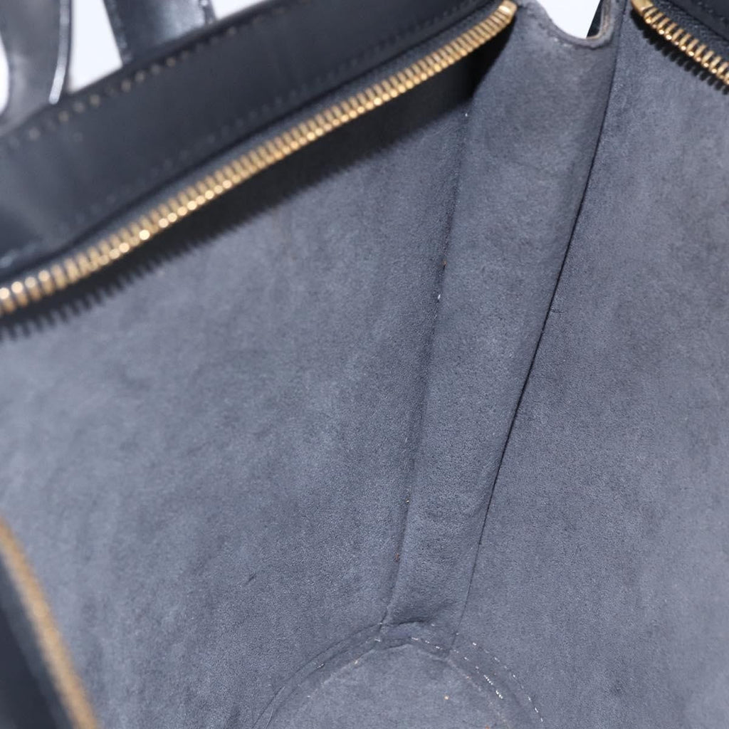 Louis Vuitton Saint Jacques Nm Handbag Epi Leather Black Leather Handbag