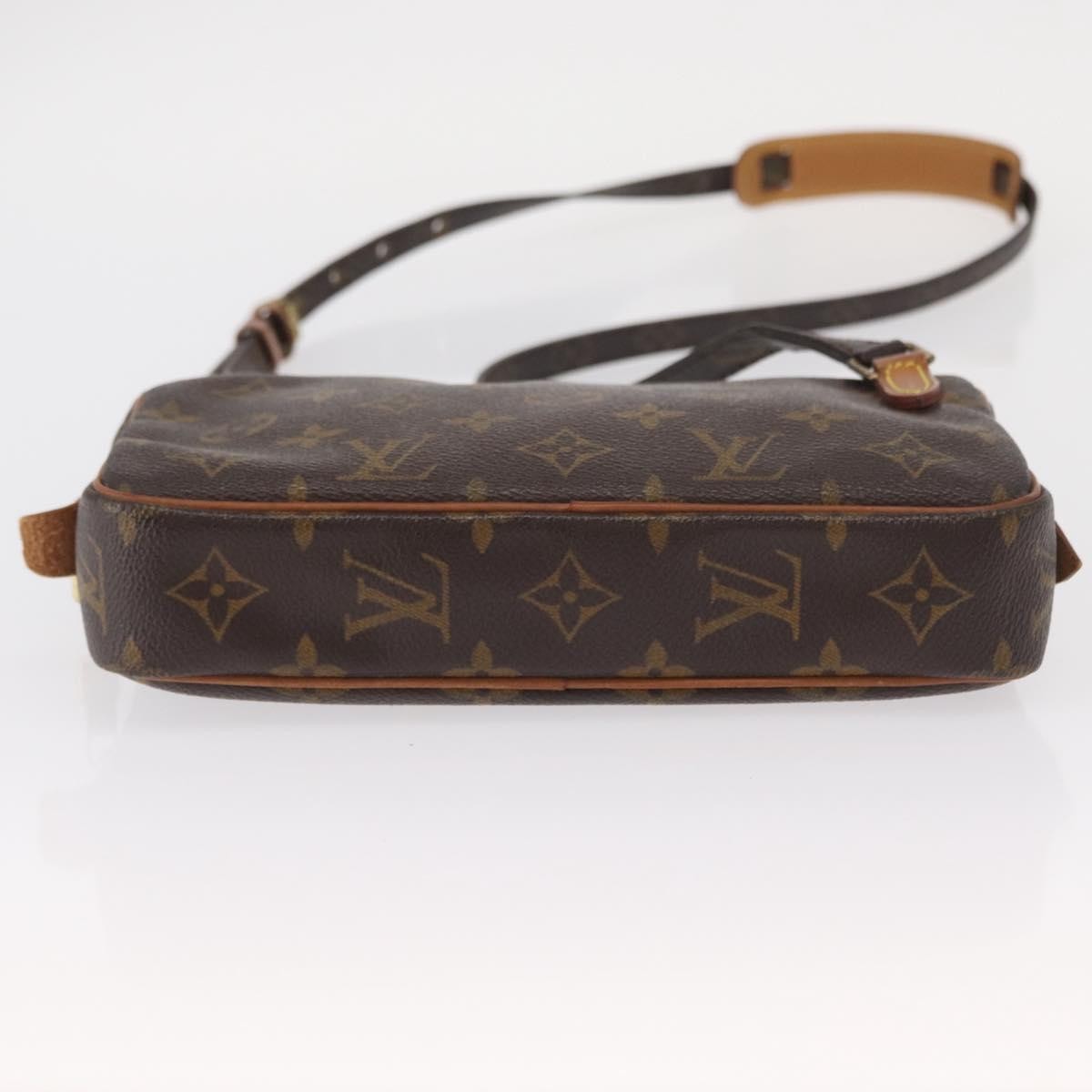 Louis Vuitton Pochette Marly Bandouliere Bag Monogram Canvas Brown Canvas Shoulder Bag