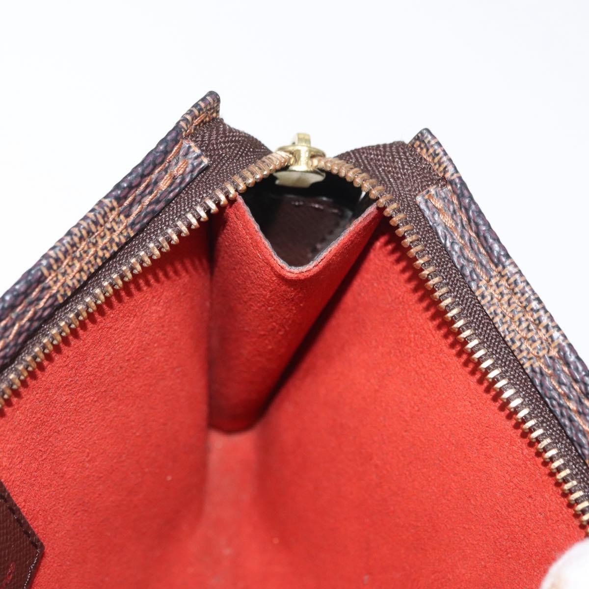Louis Vuitton Marais Bucket Zip Pouch Damier Brown Canvas Clutche & Pouche Bag