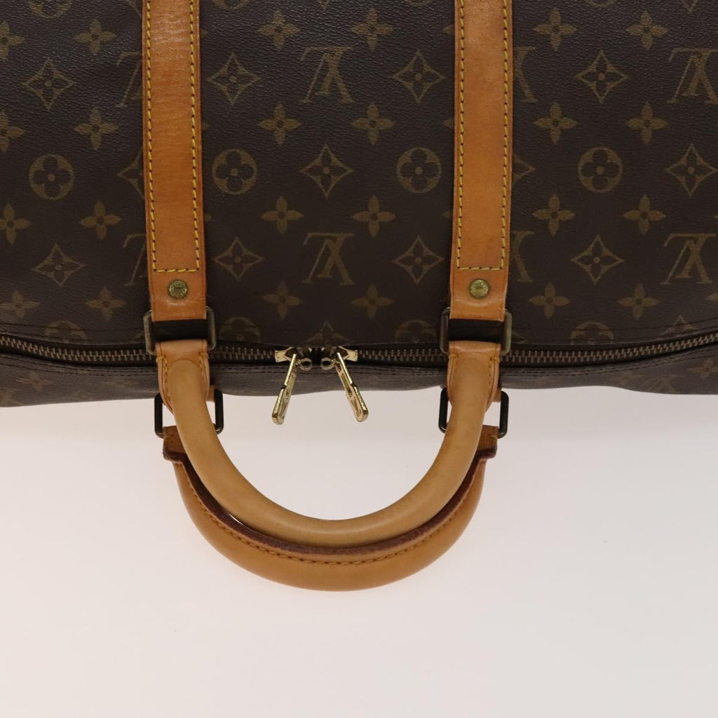 Louis Vuitton Keepall Bag Monogram Canvas Brown Canvas Travel Bag