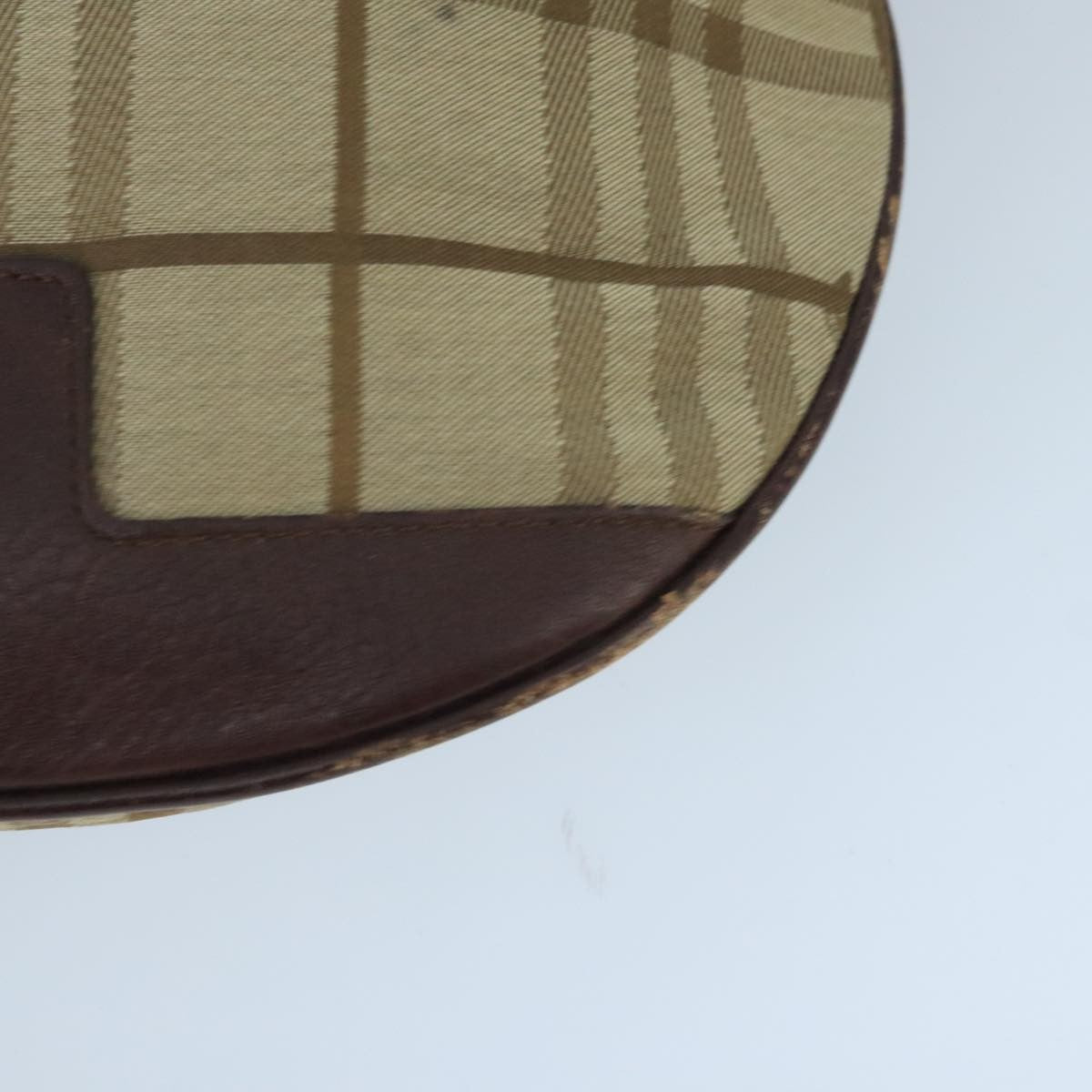 Burberry Nova Check Shoulder Bag Canvas And Leather Beige Canvas Shoulder Bag