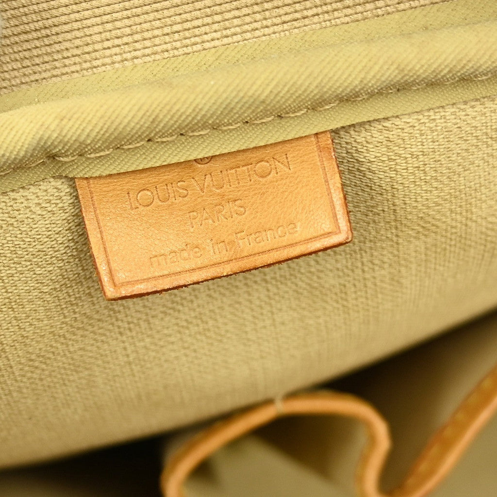Louis Vuitton Deauville Handbag Monogram Canvas Brown Canvas Handbag