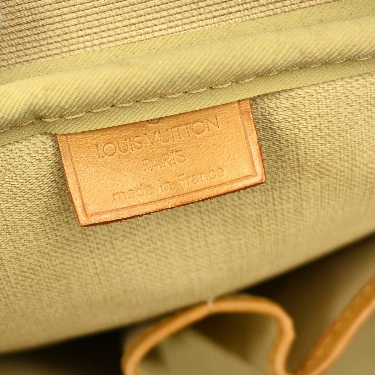 Louis Vuitton Deauville Handbag Monogram Canvas Brown Canvas Handbag