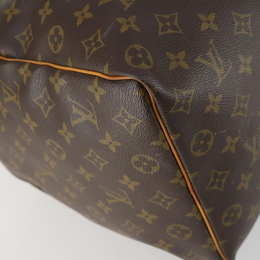 Louis Vuitton Keepall Bag Monogram Canvas Brown Canvas Travel Bag