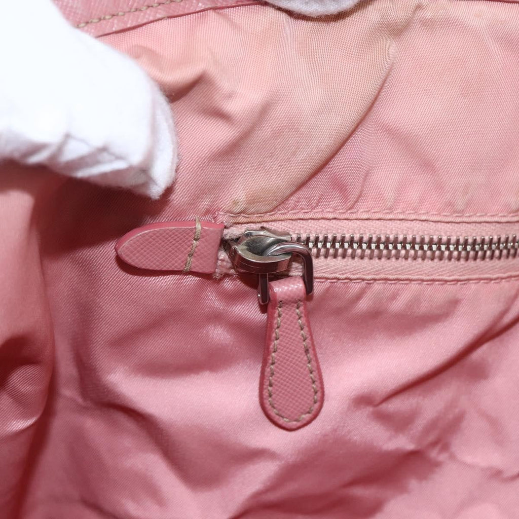 Prada Vintage Tote Tessuto Pink Nylon Tote Bag Bag