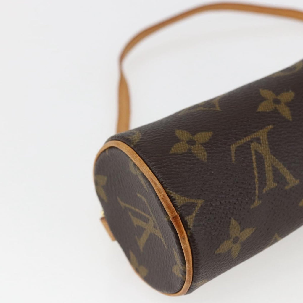 Louis Vuitton Papillon Pochette Monogram Canvas Brown Canvas Clutche & Pouche Bag