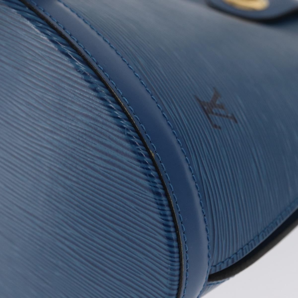 Louis Vuitton Cluny Shoulder Bag Epi Leather Blue Leather Shoulder Bag