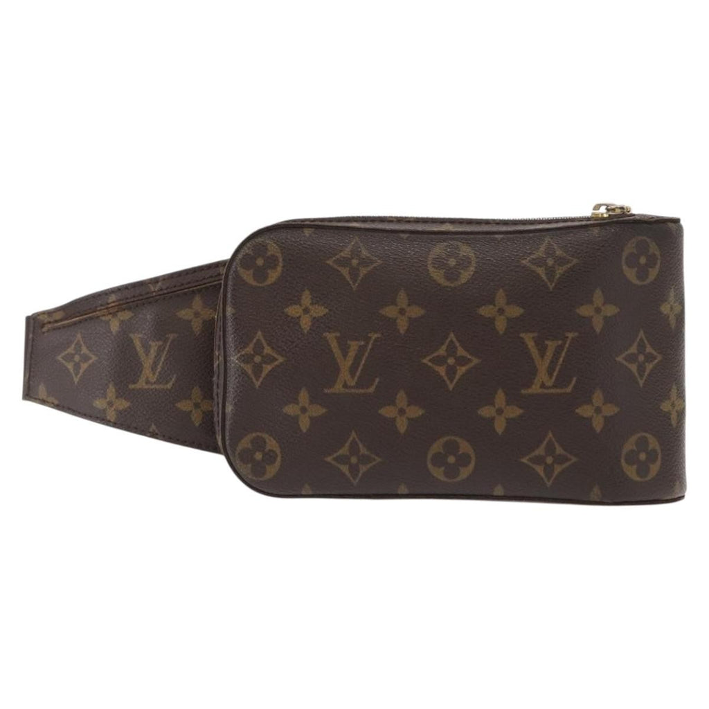 Louis Vuitton Geronimos Waist Bag Monogram Canvas Brown Canvas Shoulder Bag