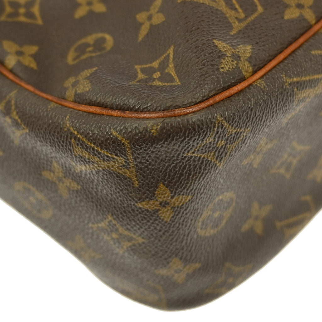 Louis Vuitton Cite Handbag Monogram Canvas Brown Canvas Clutche & Pouche Bag