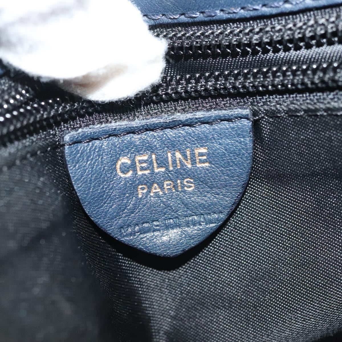 Celine Handbag Nylon Navy Nylon Handbag