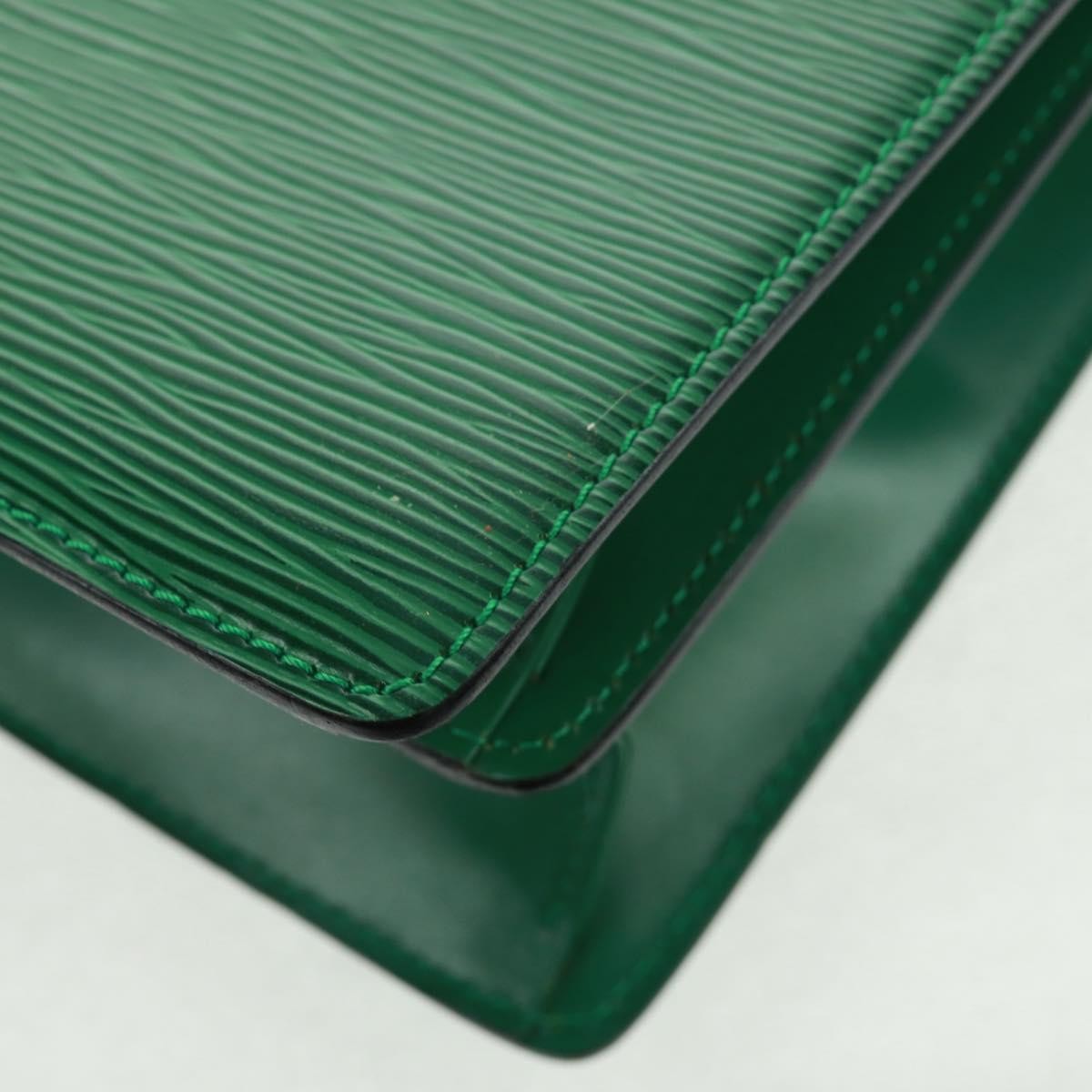 Louis Vuitton Capucines Shoulder Bag Epi Leather Green Leather Shoulder Bag