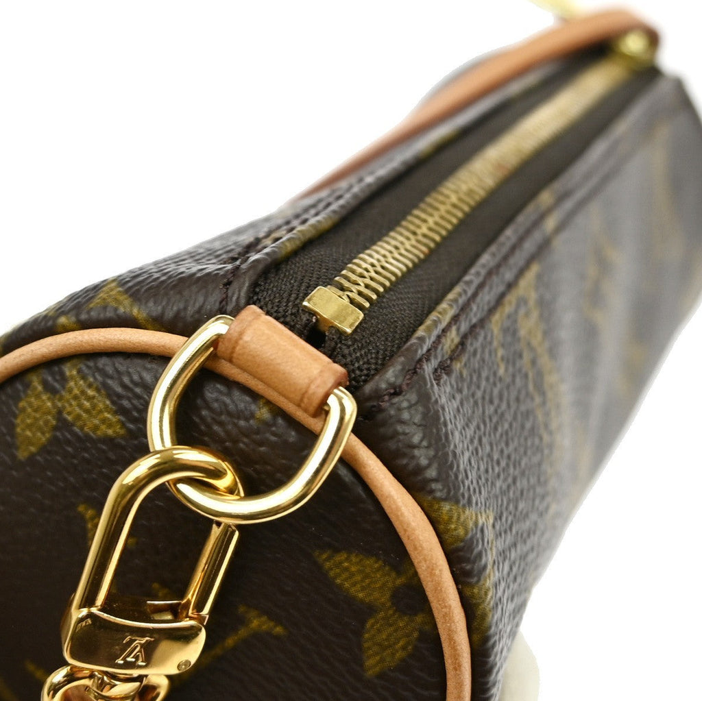 Louis Vuitton Papillon Pochette Monogram Canvas Brown Canvas Clutche & Pouche Bag
