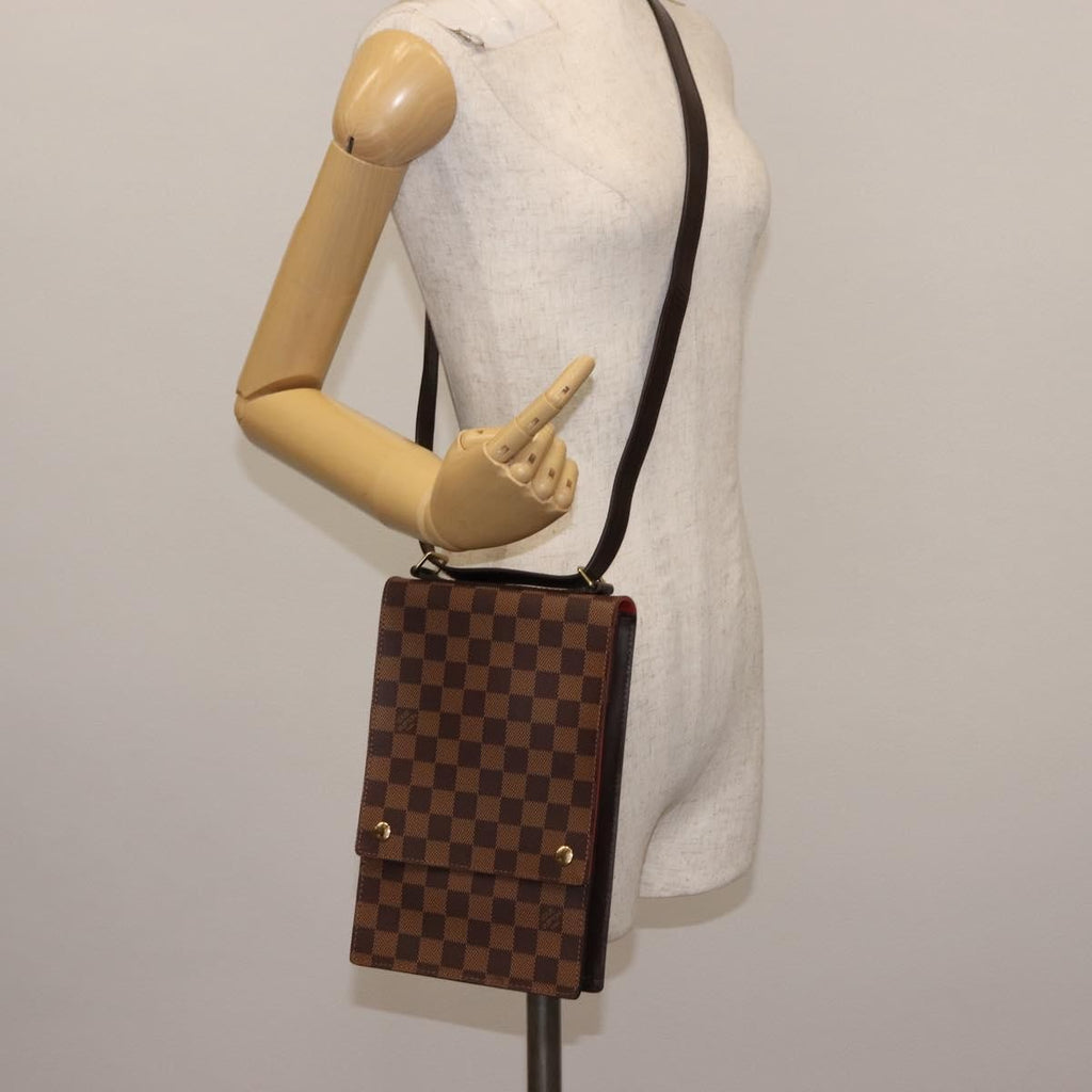 Louis Vuitton Portobello Messenger Damier Brown Canvas Shoulder Bag