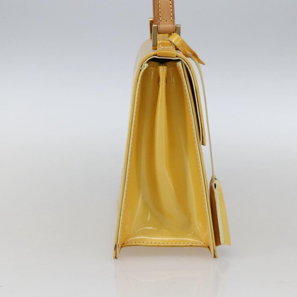 Louis Vuitton Spring Street Nm Handbag Patent Leather Yellow Patent_Leather Handbag