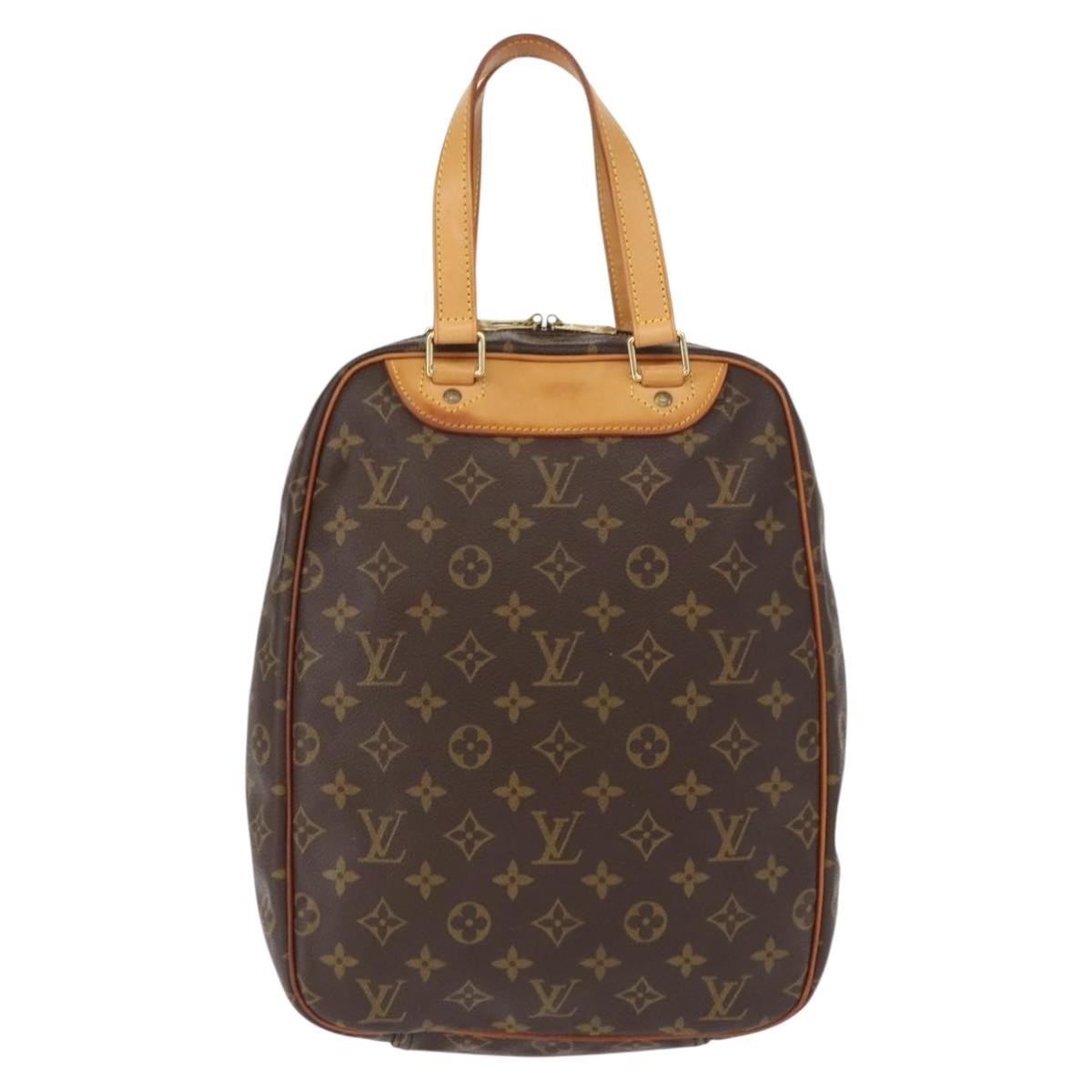 Louis Vuitton Excursion Handbag Monogram Canvas Brown Canvas Handbag
