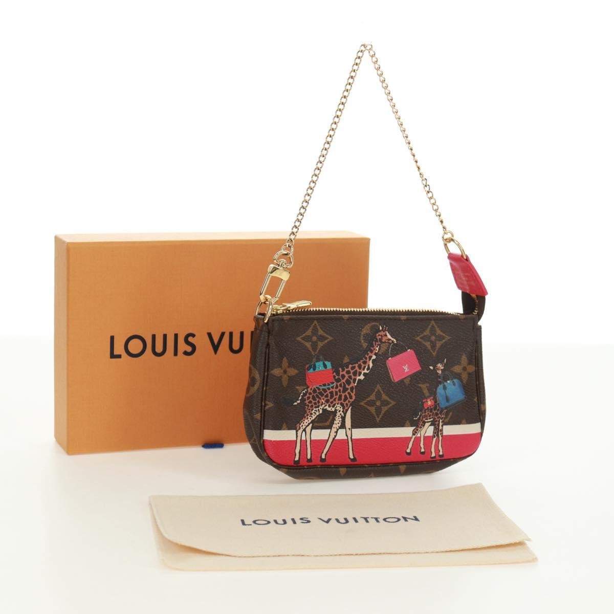 Louis Vuitton Pochette Accessoires Limited Edition Christmas Animation Monogram Canvas Multicolour Canvas Clutche & Pouche Bag