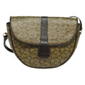 Celine C Sulky Shoulder Bag Canvas And Leather Beige Canvas Shoulder Bag Bag