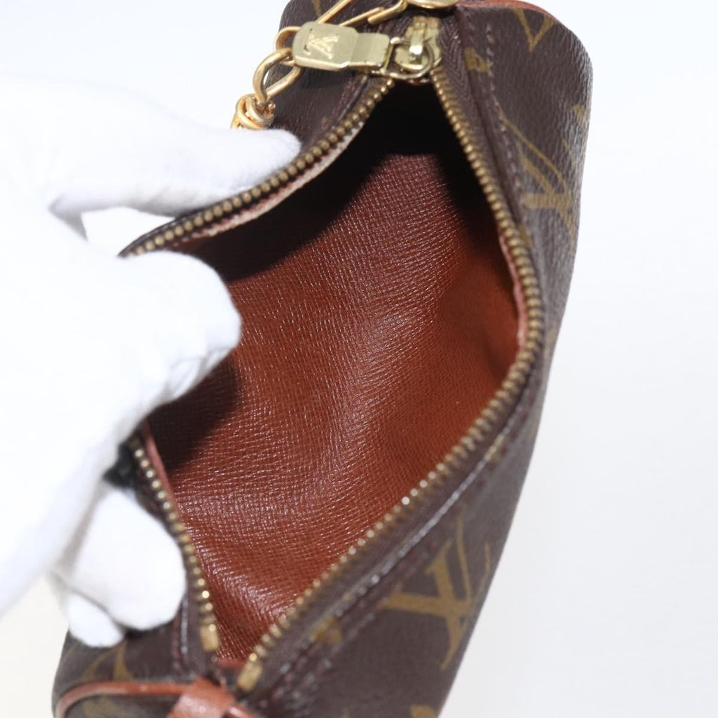 Louis Vuitton Papillon Pochette Monogram Canvas Brown Canvas Clutche & Pouche Bag