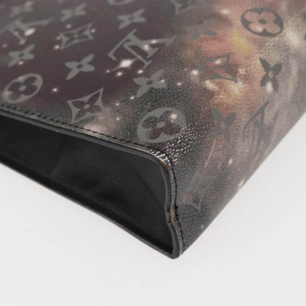 Louis Vuitton Pochette Voyage Monogram Eclipse Canvas Gray Canvas Clutche & Pouche Bag