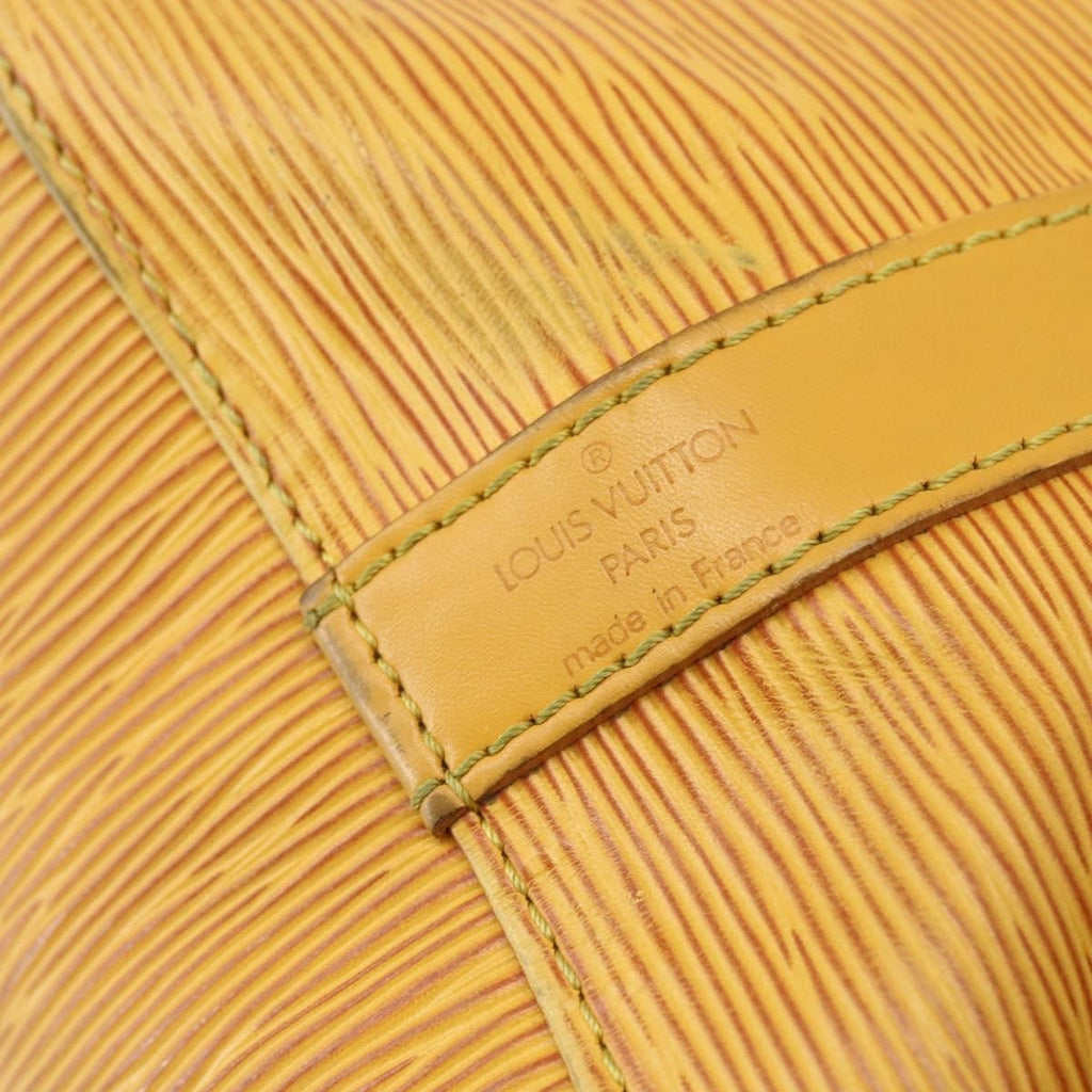 Louis Vuitton Petit Noe Handbag Epi Leather Yellow Leather Shoulder Bag