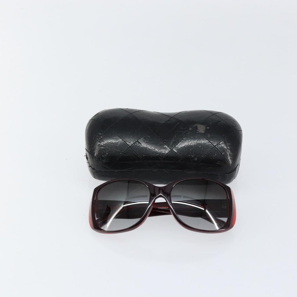 Chanel Logo Cc Sunglasses Plastic Red Plastic Sunglasse Accessory